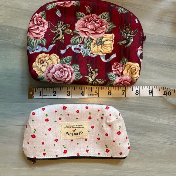 Travel Bag Set TecUnite Pen Case Pencil Bag Canvas Cosmetic Makeup Bag Lifestyle - Picture 12 of 15